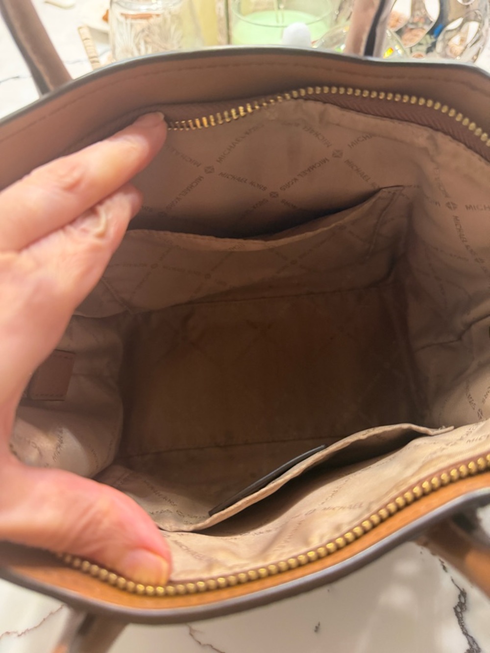 Michael Kors Brown and Tan Satchel - Picture 9 of 16